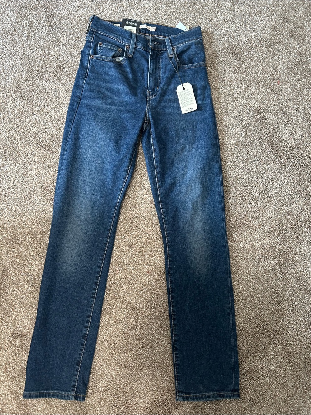 Levi's Men's Skinny Jeans – Dark Blue Denim